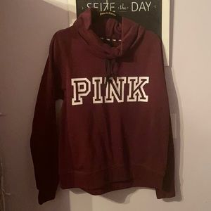 PINK Maroon Sweatshirt